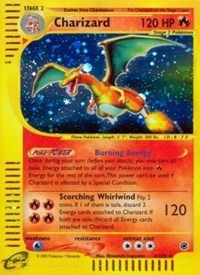 Charizard (6) (Reverse Holofoil) English - Expedition [Moderately Played]