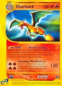 Charizard (40) (Normal) English - Expedition [Moderately Played]