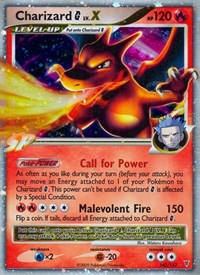 Charizard G Lv.X (Holofoil) English - Supreme Victors [Moderately Played]