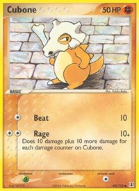 Cubone (Reverse Holofoil) English - Delta Species [Moderately Played]