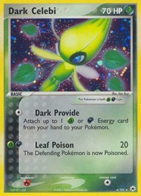 Dark Celebi English - EX Hidden Legends [Lightly Played]