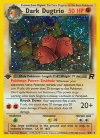 Dark Dugtrio (6) (Unlimited Holofoil) English - Team Rocket [Near Mint]