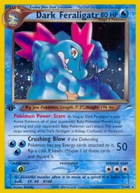 Dark Feraligatr (1st Edition Holofoil) English - Neo Destiny [Heavily Played]