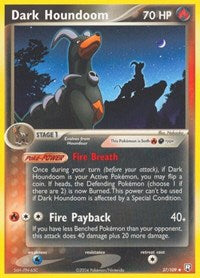 Dark Houndoom - 037/109 (Normal) English - Team Rocket Returns [Heavily Played]