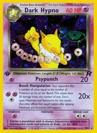 Dark Hypno (9) (Unlimited Holofoil) English - Team Rocket [Near Mint]