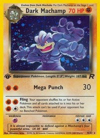 Dark Machamp (10) (Unlimited Holofoil) English - Team Rocket [Lightly Played]