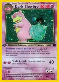 Dark Slowbro (12) (1st Edition Holofoil) English - Team Rocket [Near Mint]