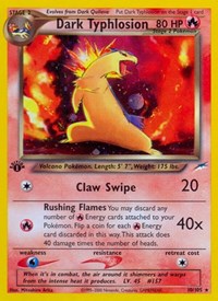 Dark Typhlosion (Unlimited Holofoil) English - Neo Destiny [Damaged]