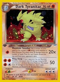 Dark Tyranitar (Unlimited Holofoil) English - Neo Destiny [Lightly Played]
