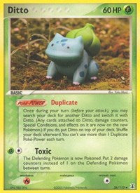 Ditto (Bulbasaur) (Normal) English - Delta Species [Lightly Played]