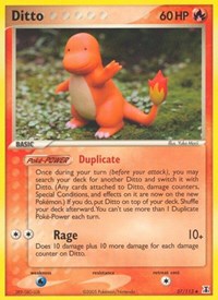 Ditto - 037/113 (Charmander) (Normal) English - Delta Species [Damaged]