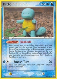 Ditto - 040/113 (Squirtle) (Reverse Holofoil) English - Delta Species [Heavily Played]