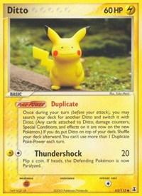 Ditto - 63/113 (Pikachu) (Normal) English - Delta Species [Near Mint]