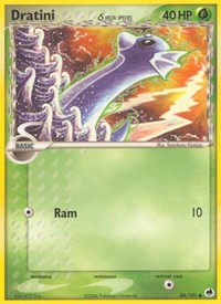 Dratini (Delta Species) (Reverse Holofoil) English - Dragon Frontiers [Lightly Played]