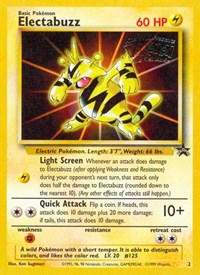Electabuzz Movie Promo English - WoTC Promo [Lightly Played]