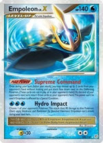 Empoleon LV.X (Holofoil) English - Diamond and Pearl [Heavily Played]
