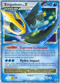 Empoleon LV.X - DP11 (Holofoil) English - Diamond and Pearl Promos [Moderately Played]