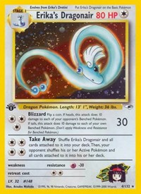 Erika's Dragonair (Unlimited Holofoil) English - Gym Heroes [Moderately Played]