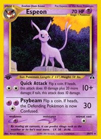 Espeon 20 English - Neo Discovery [Lightly Played]