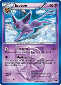 Espeon (Team Plasma) (Normal) English - Plasma Freeze [Lightly Played]