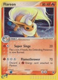 Flareon (Reverse Holofoil) English - Sandstorm [Lightly Played]