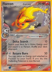Flareon (Delta Species) (Holofoil) English - Delta Species [Damaged]
