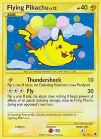 Flying Pikachu English - Rising Rivals [Lightly Played]