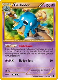 Garbodor 119 Secret Rare English - Plasma Freeze [Lightly Played]