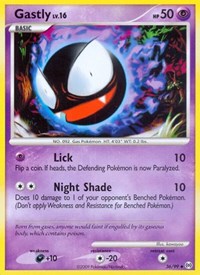 Gastly (36) (Reverse Holofoil) English - Arceus [Moderately Played]
