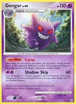 Gengar (16) (Reverse Holofoil) English - Arceus [Moderately Played]