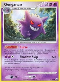 Gengar (16) (Reverse Holofoil) English - Arceus [Moderately Played]