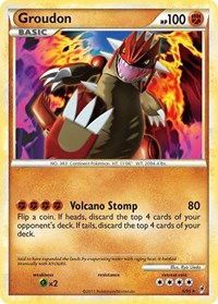 Groudon English - Call of Legends [Heavily Played]