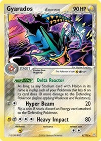 Gyarados (Delta Species) (Reverse Holofoil) English - Holon Phantoms [Moderately Played]