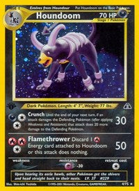 Houndoom (4) (Unlimited Holofoil) English - Neo Discovery [Lightly Played]