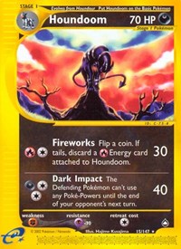 Houndoom (15) (Normal) English - Aquapolis [Lightly Played]