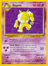 Hypno (Reverse Holofoil) English - Legendary Collection [Damaged]