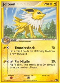 Jolteon English - POP Series 3 [Lightly Played]