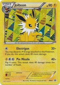 Jolteon - BW91 (Holofoil) English - Black and White Promos [Lightly Played]