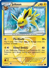 Jolteon (Team Plasma) (Normal) English - Plasma Freeze [Lightly Played]