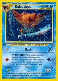 Kabutops (6) (Unlimited Holofoil) English - Neo Discovery [Lightly Played]