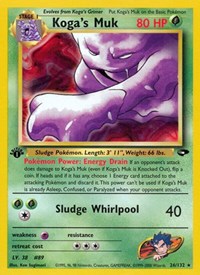 Kogas Muk English - Gym Challenge [Near Mint]