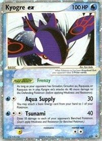 Kyogre ex 037 EX Collectors Tins English - Nintendo Promos [Damaged]