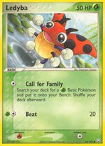 Ledyba (Reverse Holofoil) English - Team Rocket Returns [Lightly Played]