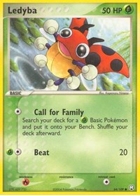 Ledyba (Reverse Holofoil) English - Team Rocket Returns [Lightly Played]