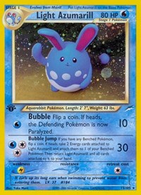 Light Azumarill (Unlimited Holofoil) English - Neo Destiny [Lightly Played]