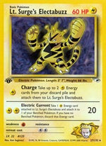 Lt Surges Electabuzz 27 English - Gym Heroes [Lightly Played]
