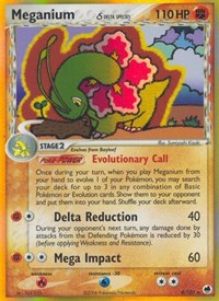 Meganium (Delta Species) (Holofoil) English - Dragon Frontiers [Lightly Played]