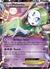 Meloetta EX English - Legendary Treasures: Radiant Collection [Near Mint]
