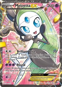 Meloetta EX Full Art English - Legendary Treasures: Radiant Collection [Lightly Played]