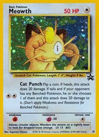 Meowth English - WoTC Promo [Damaged]